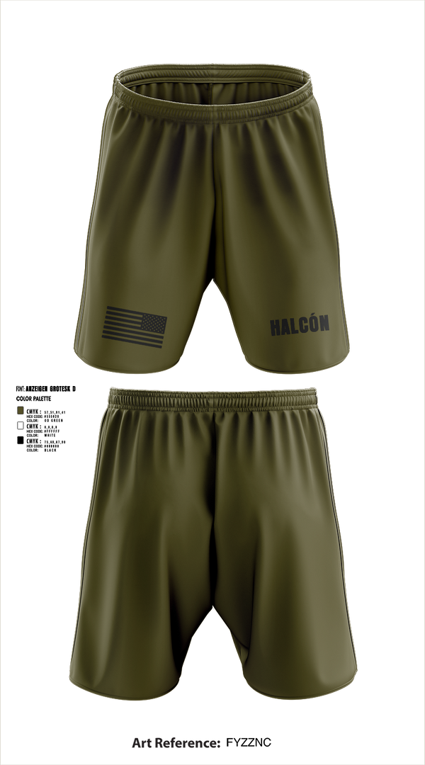 Athletic Shorts With Pockets, Halcón, , Teamtime, Team time, sublimation, custom sports apparel, team uniforms, spirit wear, spiritwear, sports uniforms, custom shirts, team store, custom team store, fundraiser sports, apparel fundraiser