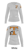 Tecumseh indian 9486398 Women's Long Sleeve V-neck Shirt -1 16