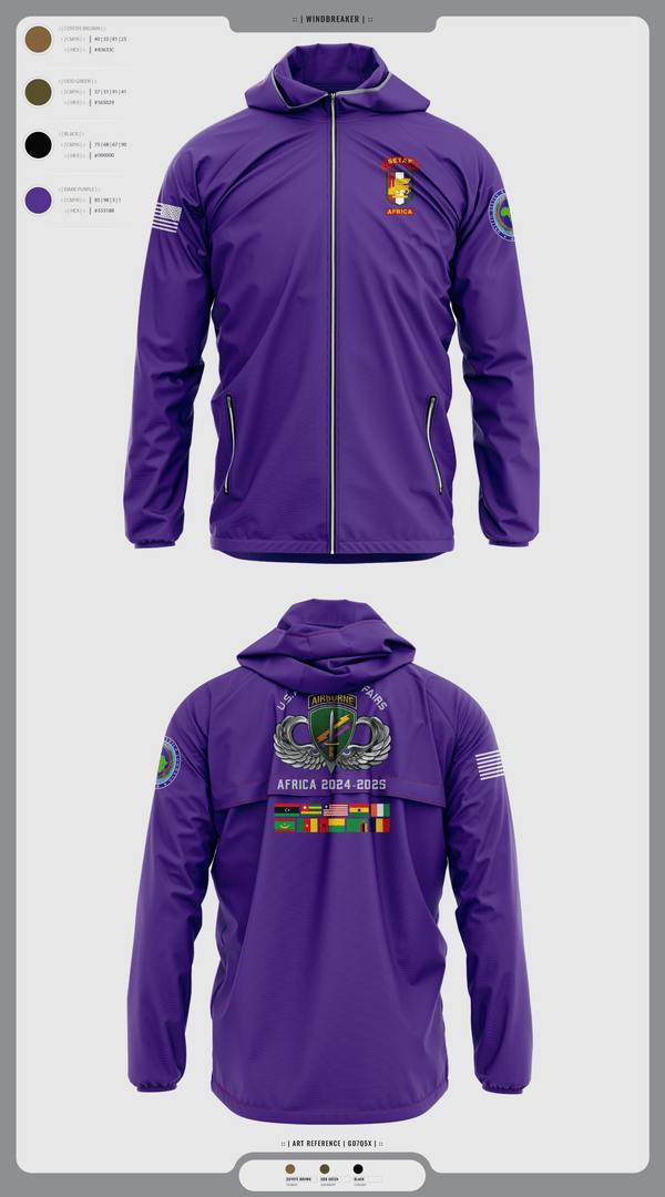Windbreaker, 478th CA BN (A), Army, Teamtime, Team time, sublimation, custom sports apparel, team uniforms, spirit wear, spiritwear, sports uniforms, custom shirts, team store, custom team store, fundraiser sports, apparel fundraiser