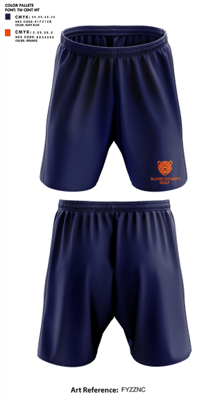 Athletic Shorts With Pockets, Bland County High School Golf, Golf, Teamtime, Team time, sublimation, custom sports apparel, team uniforms, spirit wear, spiritwear, sports uniforms, custom shirts, team store, custom team store, fundraiser sports, apparel fundraiser