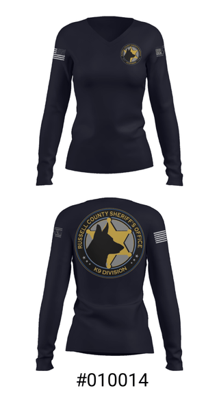 Women's Long Sleeve Vneck Shirt, K9 Dex, , Teamtime, Team time, sublimation, custom sports apparel, team uniforms, spirit wear, spiritwear, sports uniforms, custom shirts, team store, custom team store, fundraiser sports, apparel fundraiser
