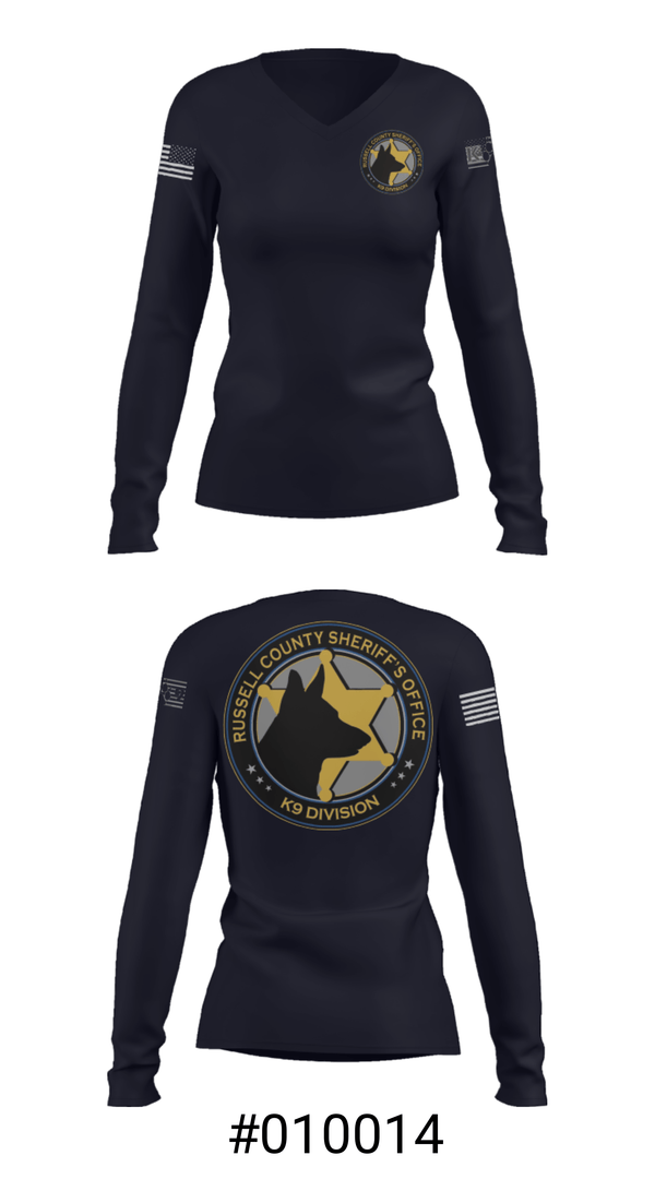 Women's Long Sleeve Vneck Shirt, K9 Dex, , Teamtime, Team time, sublimation, custom sports apparel, team uniforms, spirit wear, spiritwear, sports uniforms, custom shirts, team store, custom team store, fundraiser sports, apparel fundraiser