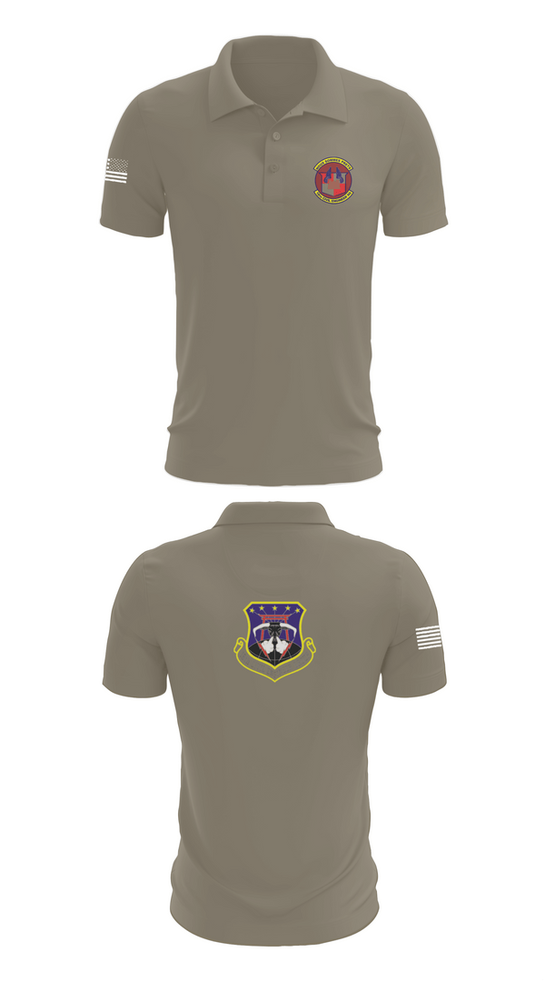 Short Sleeve Performance Polo, 18th Civil Engineer Sq, Air Force, Teamtime, Team time, sublimation, custom sports apparel, team uniforms, spirit wear, spiritwear, sports uniforms, custom shirts, team store, custom team store, fundraiser sports, apparel fundraiser