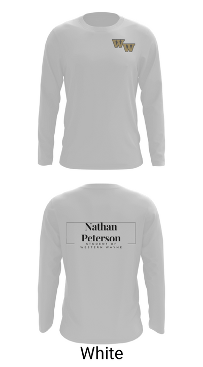 Student of Western Wayne 38503049 Long Sleeve Performance Shirt - 7
