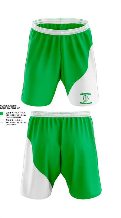 Brick Township High School Swimming 94973872 Athletic Shorts With Pockets - 1