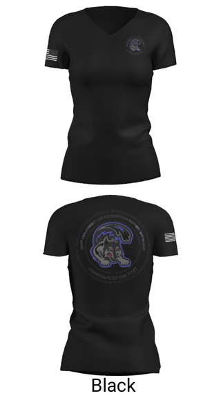 Womens Short Sleeve Vneck Shirt, 1184th DDSB, Army, Teamtime, Team time, sublimation, custom sports apparel, team uniforms, spirit wear, spiritwear, sports uniforms, custom shirts, team store, custom team store, fundraiser sports, apparel fundraiser