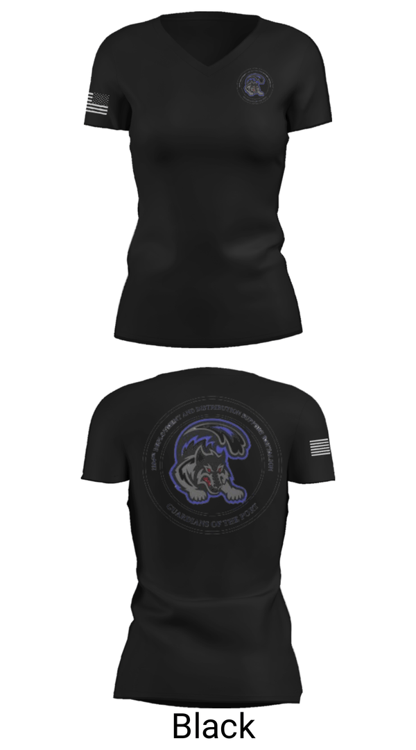 Womens Short Sleeve Vneck Shirt, 1184th DDSB, Army, Teamtime, Team time, sublimation, custom sports apparel, team uniforms, spirit wear, spiritwear, sports uniforms, custom shirts, team store, custom team store, fundraiser sports, apparel fundraiser