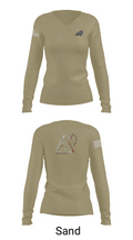 USACA-R 32862257 Women's Long Sleeve V-neck Shirt - 97