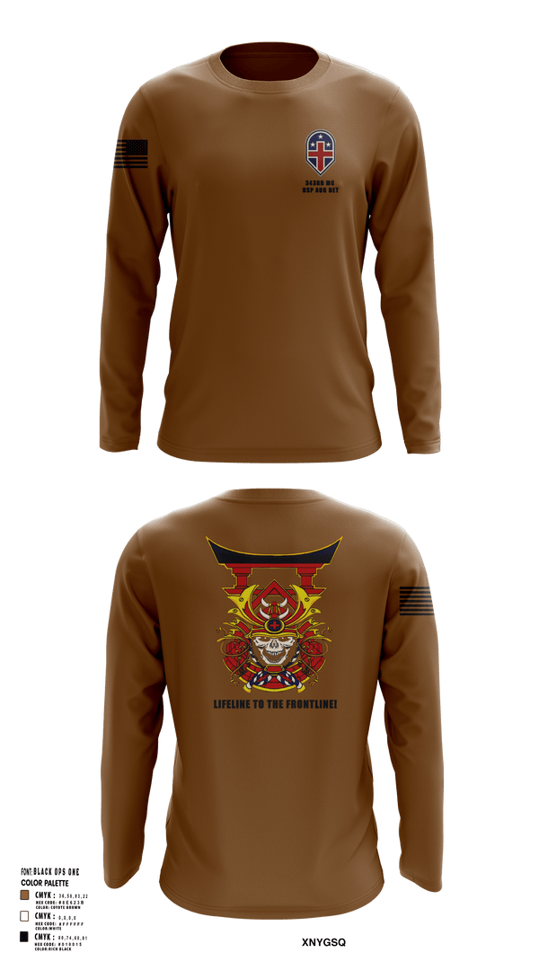 Long Sleeve Performance Shirt, 343rd Medical Hospital Augmentation Detachment, , Teamtime, Team time, sublimation, custom sports apparel, team uniforms, spirit wear, spiritwear, sports uniforms, custom shirts, team store, custom team store, fundraiser sports, apparel fundraiser