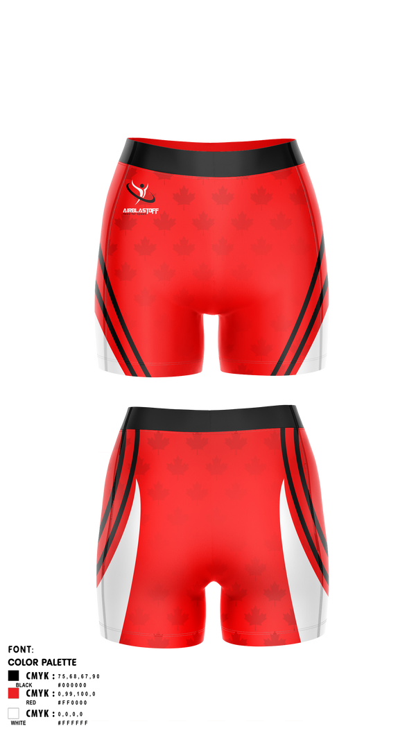 Womens Compression Shorts, Airblastoff Lions, Track & Field, Teamtime, Team time, sublimation, custom sports apparel, team uniforms, spirit wear, spiritwear, sports uniforms, custom shirts, team store, custom team store, fundraiser sports, apparel fundraiser