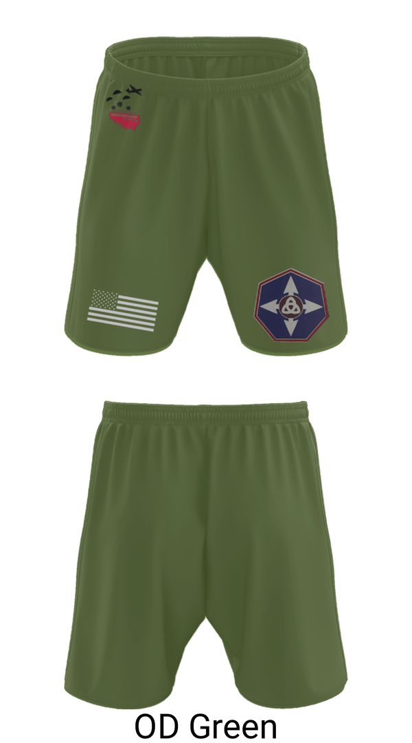Athletic Shorts With Pockets, 909th HR Company, Army, Teamtime, Team time, sublimation, custom sports apparel, team uniforms, spirit wear, spiritwear, sports uniforms, custom shirts, team store, custom team store, fundraiser sports, apparel fundraiser
