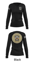 Swampscott Police 55581807 Women's Long Sleeve V-neck Shirt - 35