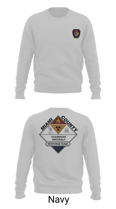 Miami County Hazmat 19346759 Crew Neck Sweatshirt - 14