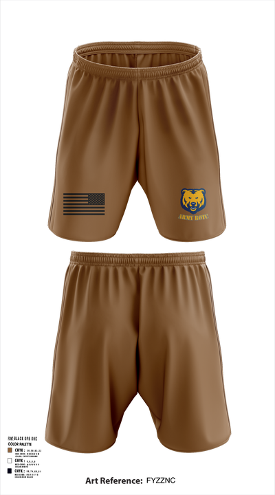 UNC BEARS 8989709 Athletic Shorts With Pockets - 123