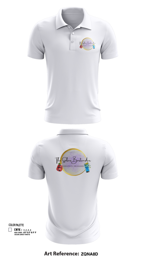 Short Sleeve Performance Polo, The Sober Bartender, , Teamtime, Team time, sublimation, custom sports apparel, team uniforms, spirit wear, spiritwear, sports uniforms, custom shirts, team store, custom team store, fundraiser sports, apparel fundraiser