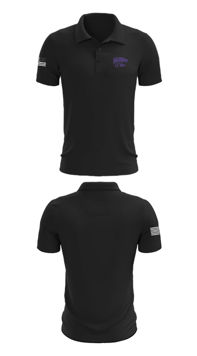 Mount Calm High School Football 68201943 Short Sleeve Performance Polo - 28