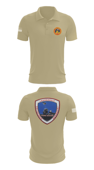 Lancaster County Young Marines 89976049 Short Sleeve Performance Polo - 87