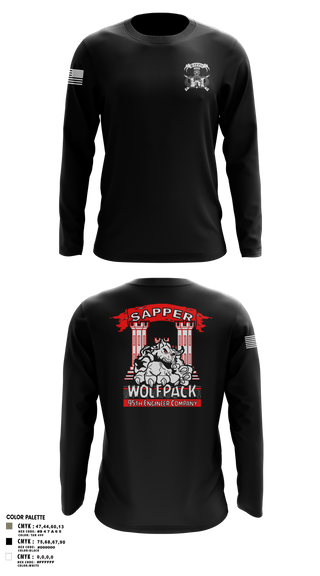 Long Sleeve Performance Shirt, 95TH CEC-I, Army, Teamtime, Team time, sublimation, custom sports apparel, team uniforms, spirit wear, spiritwear, sports uniforms, custom shirts, team store, custom team store, fundraiser sports, apparel fundraiser