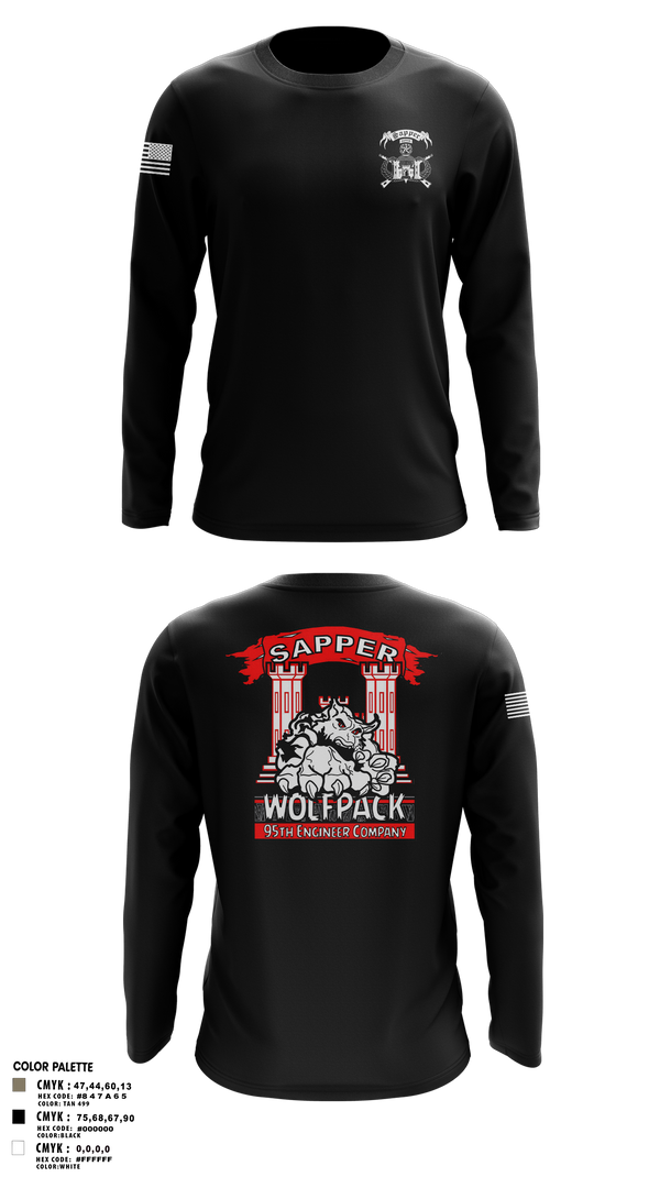 Long Sleeve Performance Shirt, 95TH CEC-I, Army, Teamtime, Team time, sublimation, custom sports apparel, team uniforms, spirit wear, spiritwear, sports uniforms, custom shirts, team store, custom team store, fundraiser sports, apparel fundraiser