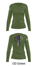 BROWARD SHERIFF EXPLORERS 82961941 Women's Long Sleeve V-neck Shirt - 54