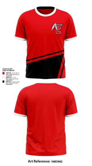 Short Sleeve Performance Shirt, EHS Track & Field, Track & Field, Teamtime, Team time, sublimation, custom sports apparel, team uniforms, spirit wear, spiritwear, sports uniforms, custom shirts, team store, custom team store, fundraiser sports, apparel fundraiser