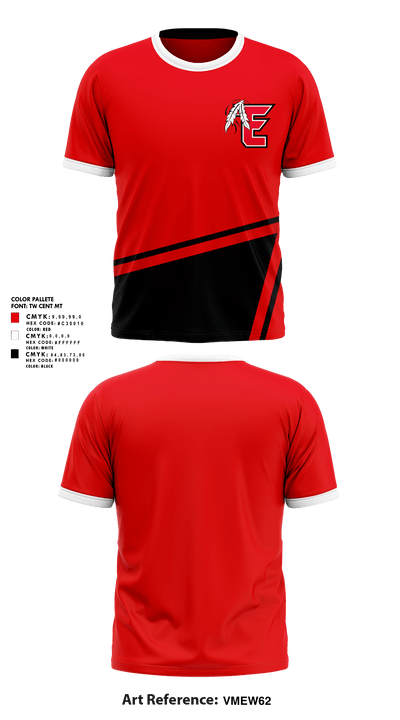 EHS Track & Field 59785569 Short Sleeve Performance Shirt - 5