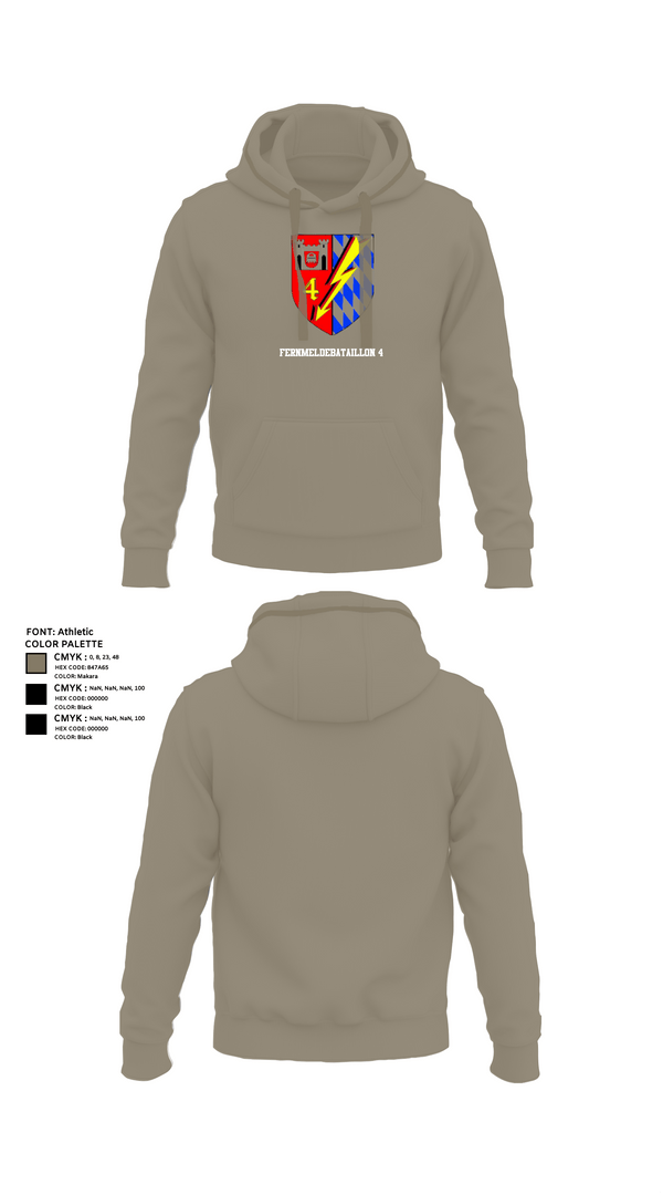 Hoodie, Fernmeldebataillon 4, Army, Teamtime, Team time, sublimation, custom sports apparel, team uniforms, spirit wear, spiritwear, sports uniforms, custom shirts, team store, custom team store, fundraiser sports, apparel fundraiser
