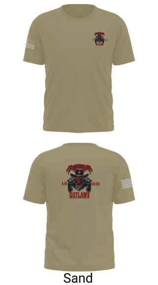 Old School Cotton Feel Shirt, 1st Cav 3rd BEB ACO “Outlaw”, , Teamtime, Team time, sublimation, custom sports apparel, team uniforms, spirit wear, spiritwear, sports uniforms, custom shirts, team store, custom team store, fundraiser sports, apparel fundraiser