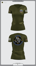368 TRS 76813017 Women's Short Sleeve V-neck Shirt - 2