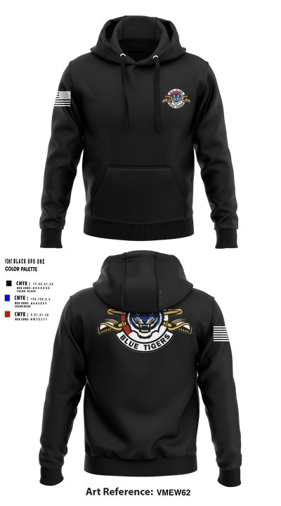 Delta Troop 3-17 CAV 34890879 Hoodie - 6