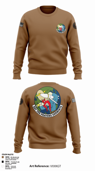 Crew Neck Sweatshirt, 20th Intelligence Squadron, Air Force, Teamtime, Team time, sublimation, custom sports apparel, team uniforms, spirit wear, spiritwear, sports uniforms, custom shirts, team store, custom team store, fundraiser sports, apparel fundraiser