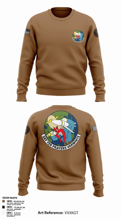 20th Intelligence Squadron 35709340 Crew Neck Sweatshirt - 4