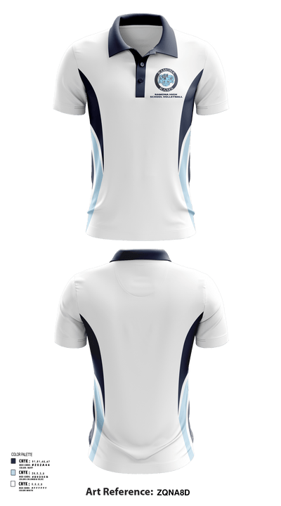 Ramona High School Volleyball 26782509 Short Sleeve Performance Polo - 115