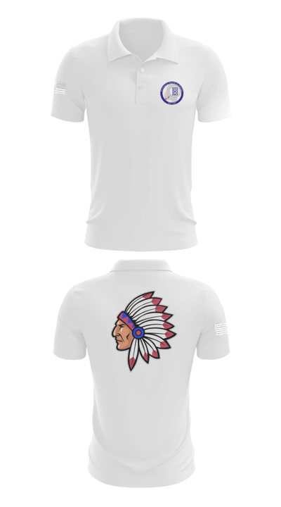 Byhalia High School Cheer 25376847 Short Sleeve Performance Polo - 9