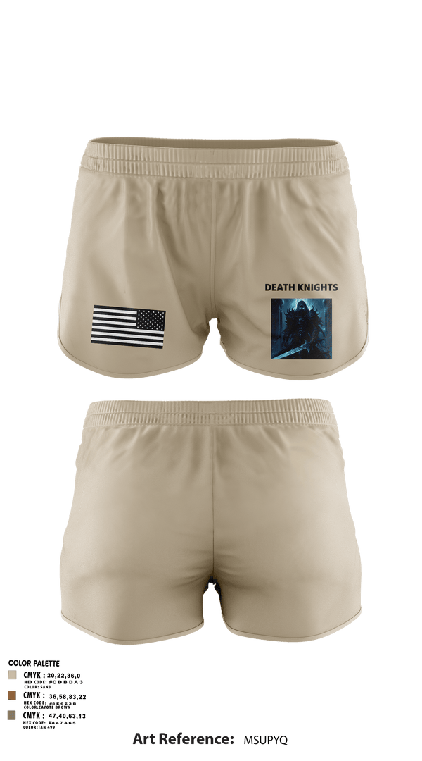 Ranger Panties, Death Knights, Army, Teamtime, Team time, sublimation, custom sports apparel, team uniforms, spirit wear, spiritwear, sports uniforms, custom shirts, team store, custom team store, fundraiser sports, apparel fundraiser