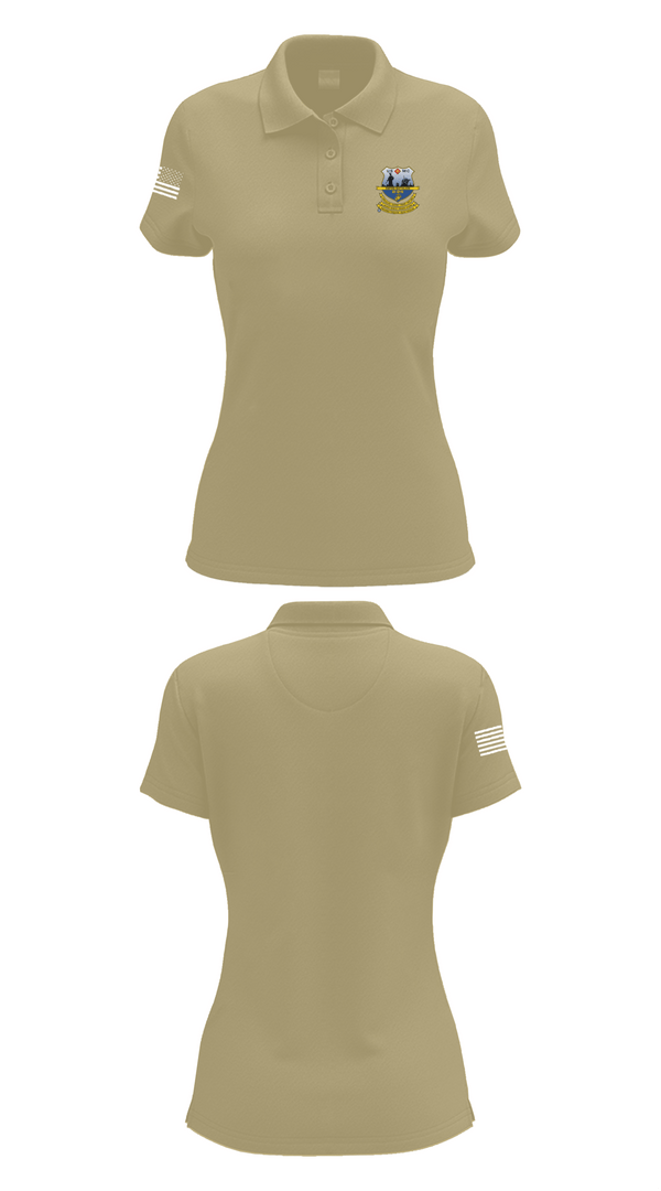 Womens Short Sleeve Performance Polo, Echo Co. 2nd battalion, 25th Marine Regiment, , Teamtime, Team time, sublimation, custom sports apparel, team uniforms, spirit wear, spiritwear, sports uniforms, custom shirts, team store, custom team store, fundraiser sports, apparel fundraiser