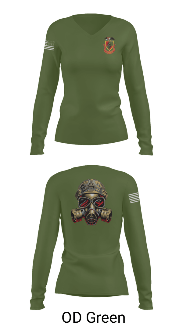 Women's Long Sleeve Vneck Shirt, AIMC-E, , Teamtime, Team time, sublimation, custom sports apparel, team uniforms, spirit wear, spiritwear, sports uniforms, custom shirts, team store, custom team store, fundraiser sports, apparel fundraiser