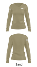 106 51061547 Women's Long Sleeve V-neck Shirt -1 97
