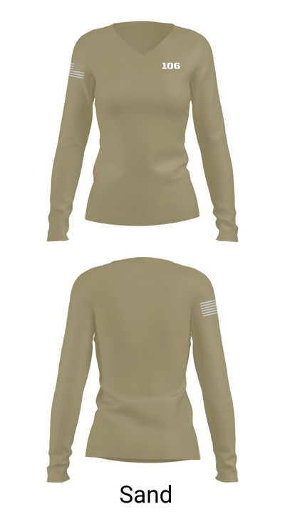 106 51061547 Women's Long Sleeve V-neck Shirt -1 97