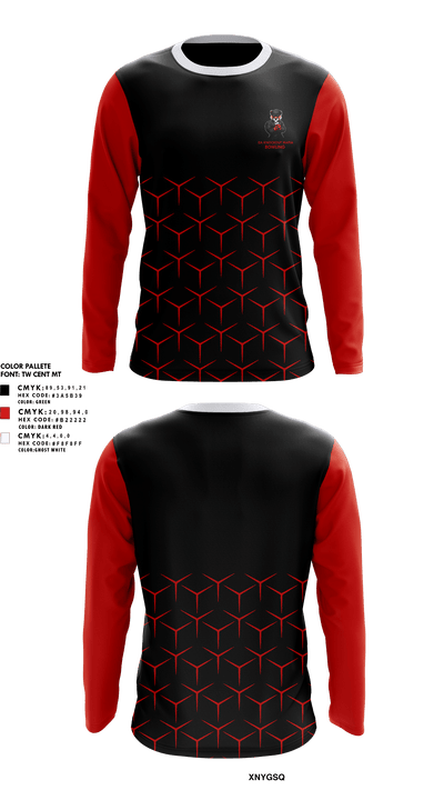 Da Knockout Mafia 72405492 Long Sleeve Performance Shirt - 1