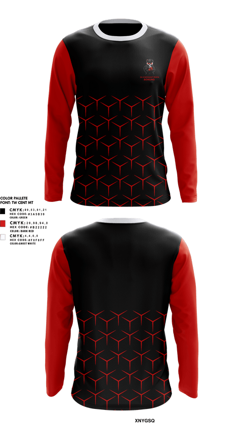 Long Sleeve Performance Shirt, Da Knockout Mafia, Bowling, Teamtime, Team time, sublimation, custom sports apparel, team uniforms, spirit wear, spiritwear, sports uniforms, custom shirts, team store, custom team store, fundraiser sports, apparel fundraiser
