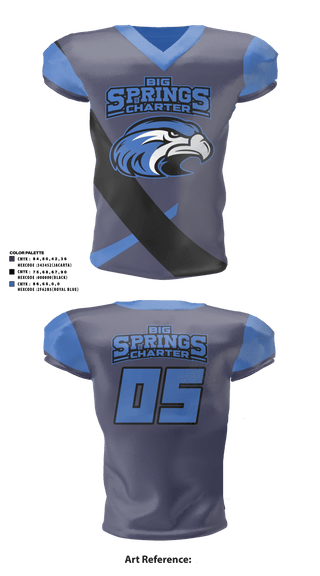 Football Jersey, Big Springs Charter School Football, Football, Teamtime, Team time, sublimation, custom sports apparel, team uniforms, spirit wear, spiritwear, sports uniforms, custom shirts, team store, custom team store, fundraiser sports, apparel fundraiser