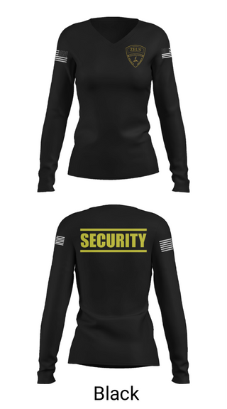 Womens Long Sleeve Vneck Shirt, Zeus Protections, Police, Teamtime, Team time, sublimation, custom sports apparel, team uniforms, spirit wear, spiritwear, sports uniforms, custom shirts, team store, custom team store, fundraiser sports, apparel fundraiser