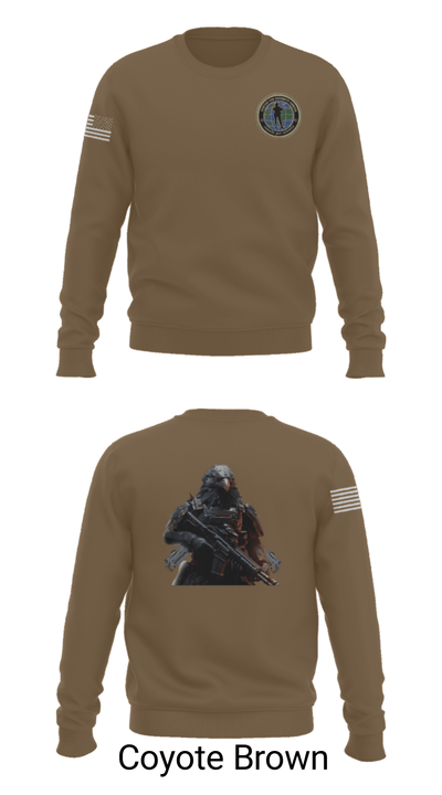 Center for Security Forces Detachment Chesapeake 88189039 Crew Neck Sweatshirt - 5