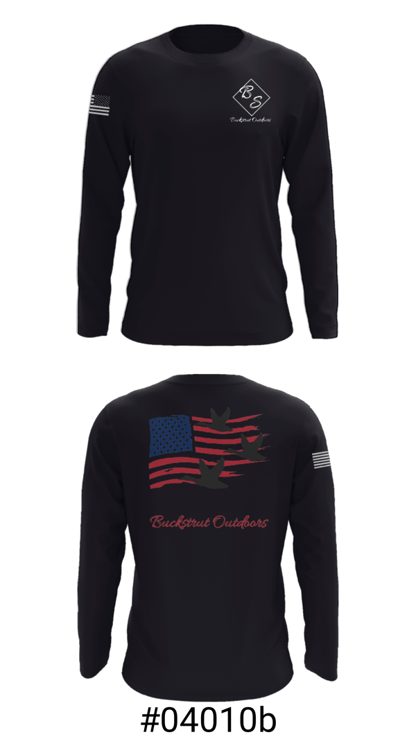 Long Sleeve Performance Shirt, Buckstrut OutdoorsBuckstrut Outdoors, , Teamtime, Team time, sublimation, custom sports apparel, team uniforms, spirit wear, spiritwear, sports uniforms, custom shirts, team store, custom team store, fundraiser sports, apparel fundraiser