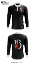 HOOPERS BASKETBALL 55976338 Quarter Zip Jacket - 41