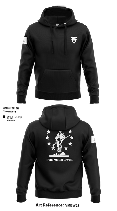 Hoodie, 2nd Company Governor's Foot Guard, , Teamtime, Team time, sublimation, custom sports apparel, team uniforms, spirit wear, spiritwear, sports uniforms, custom shirts, team store, custom team store, fundraiser sports, apparel fundraiser