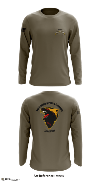 Long Sleeve Performance Shirt, 46th Military Police Company, , Teamtime, Team time, sublimation, custom sports apparel, team uniforms, spirit wear, spiritwear, sports uniforms, custom shirts, team store, custom team store, fundraiser sports, apparel fundraiser