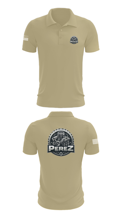 PÉREZ MOTORS 46833550 Short Sleeve Performance Polo - 39