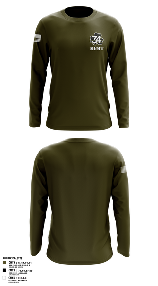 Long Sleeve Performance Shirt, 34 mgmt, , Teamtime, Team time, sublimation, custom sports apparel, team uniforms, spirit wear, spiritwear, sports uniforms, custom shirts, team store, custom team store, fundraiser sports, apparel fundraiser